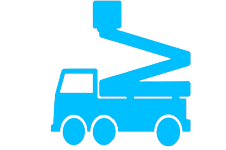 Hebebühne Piktogramm